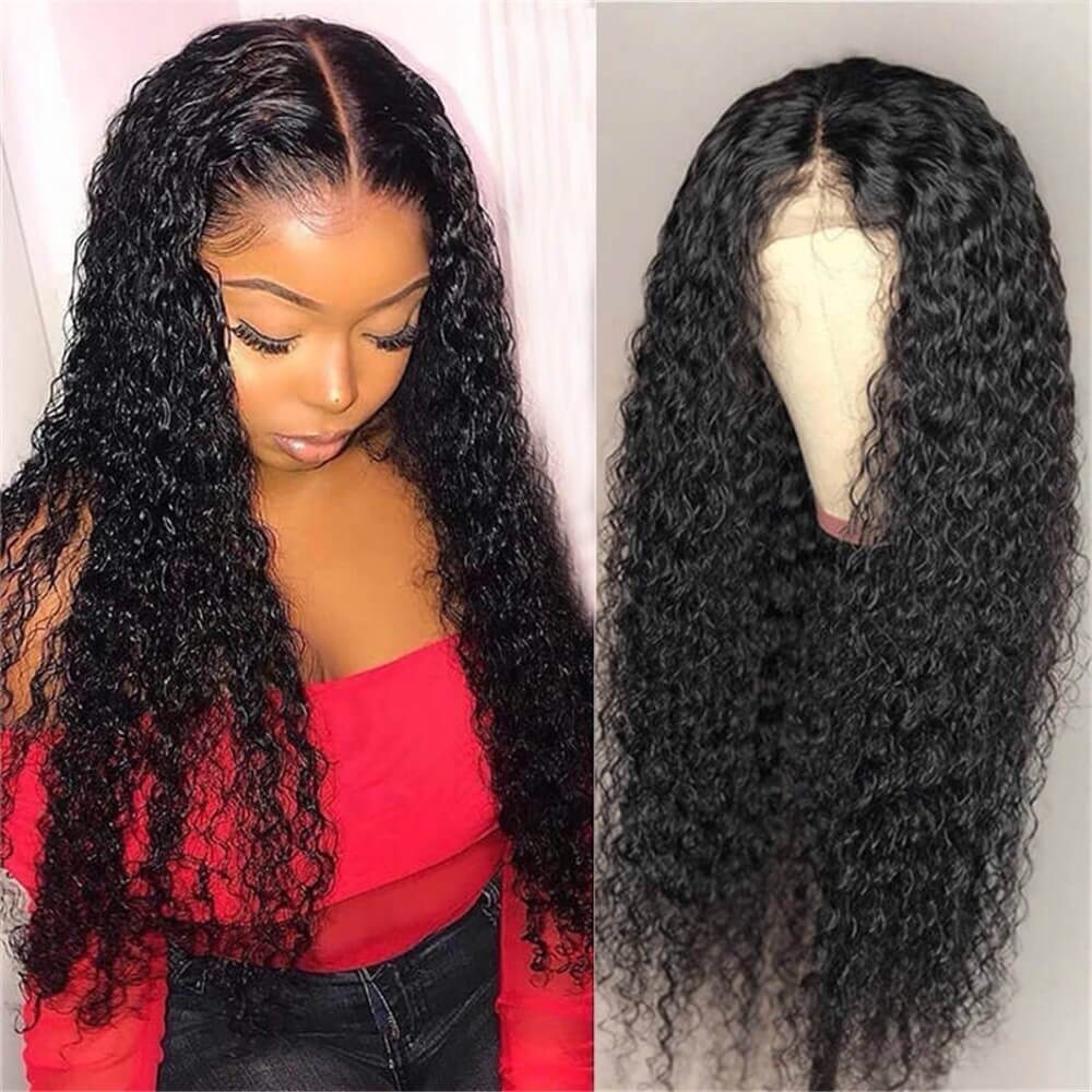 20” 100% HUMAN BRAZILIAN WATER WAVE LACE FRONT WIG